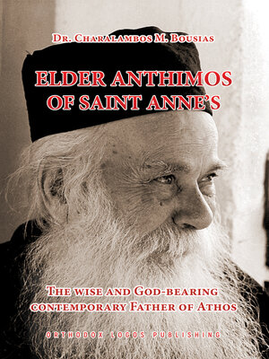 cover image of Elder Anthimos of Saint Anne's